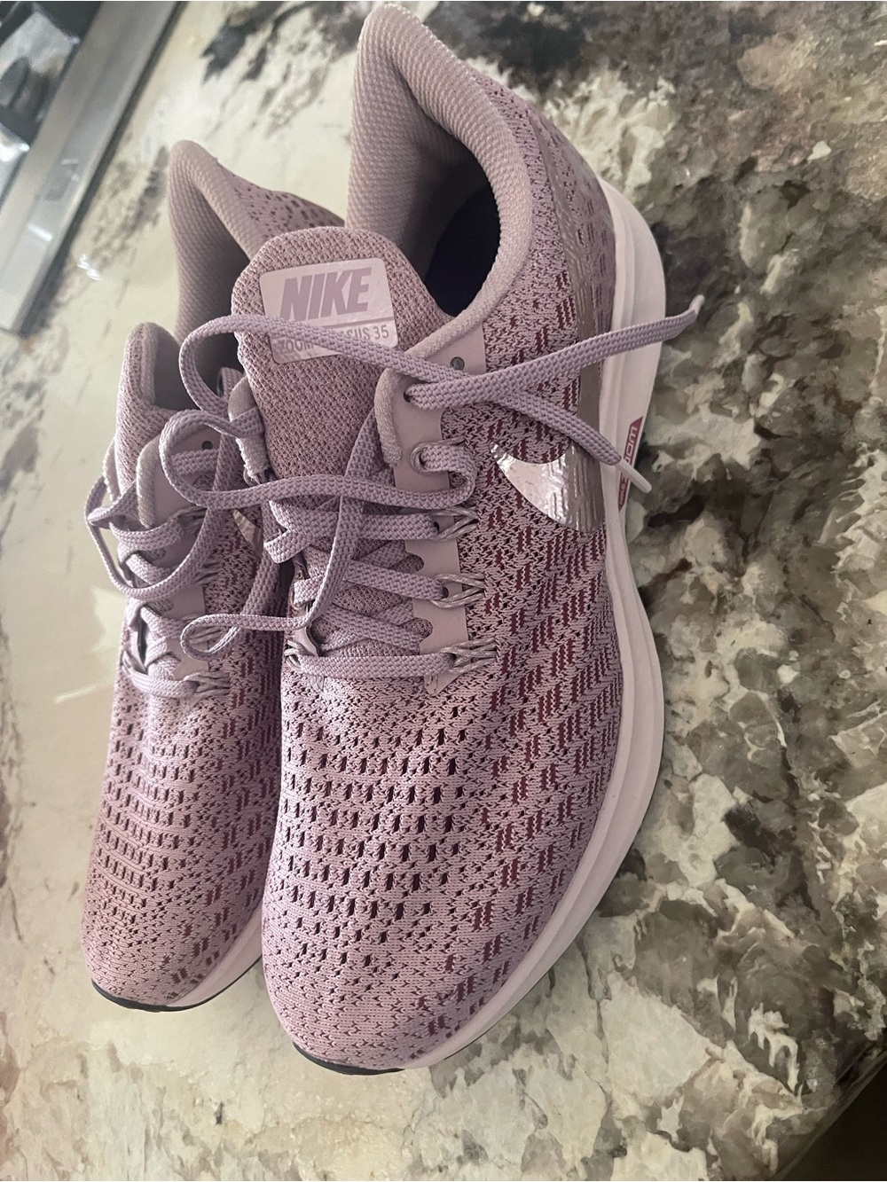 Nike Women's Dusty Lavender Knit Running Shoes